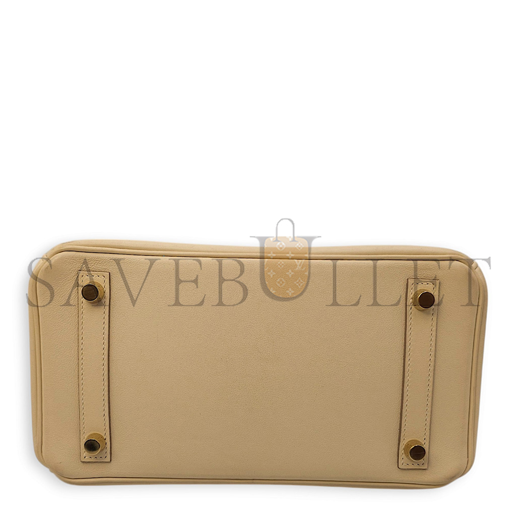 H**mes master birkin 30 swift leather trench coat grey gold buttons bag h049362cc01 (30*23*15cm)